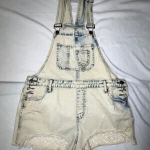 Whitewash Hot Kiss Overalls size 14